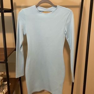 Kittenish - Blue Body-con Dress